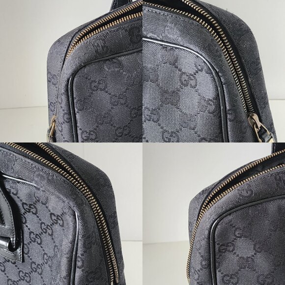 Rare Authentic Vintage Gucci Black Top Handle Tote/Satchel/Doctor Bag - Picture 4 of 15